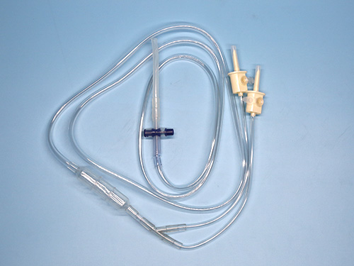 一次性使用腹腔镜冲洗连接器   双针